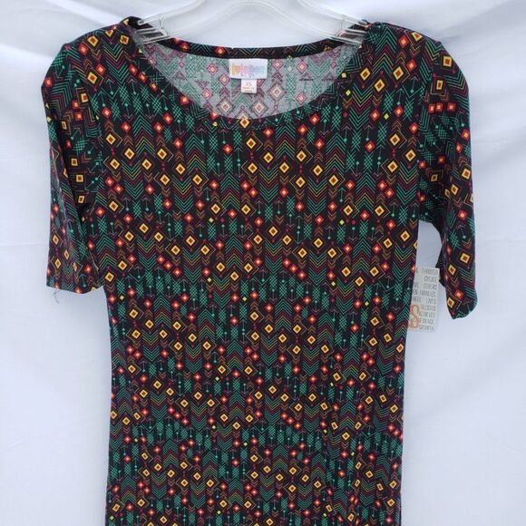 Lularoe Julia Multicolored dress Size XS - NWT - Picture 7 of 7
